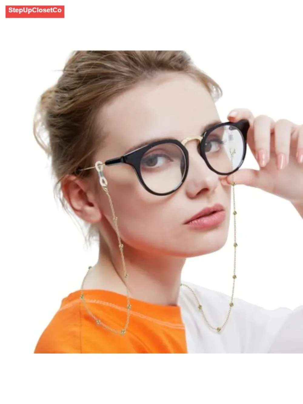 Adjustable Beaded Eyeglass Chain for Women, Eyewear Holder Cord for Reading